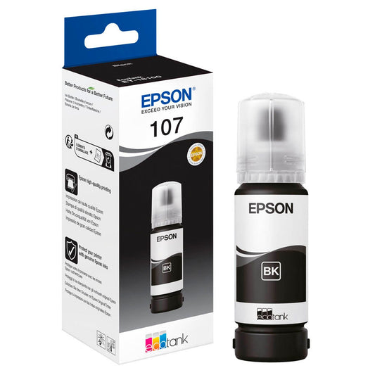 EPSON 107/T09B1 schwarz Tintenflasche | C13T09B140