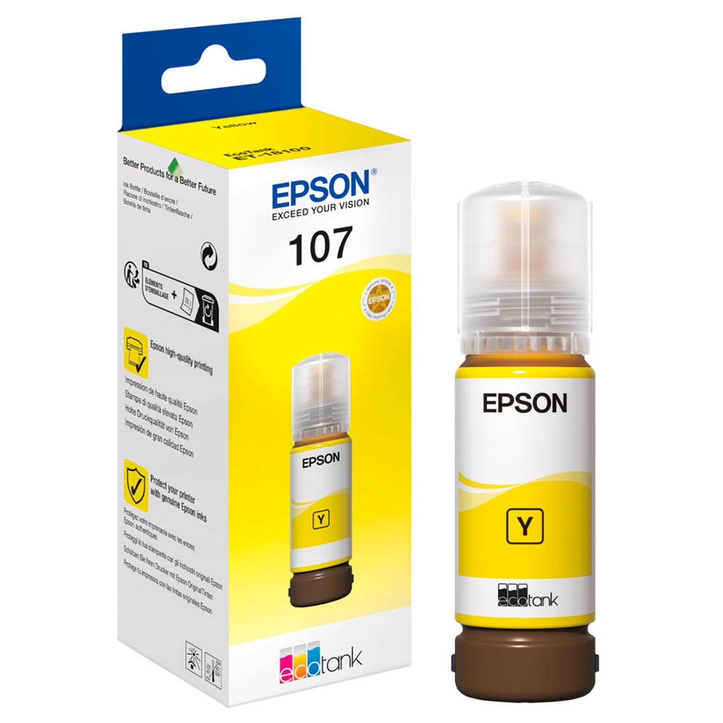 EPSON 107/T09B4 gelb Tintenflasche | C13T09B440