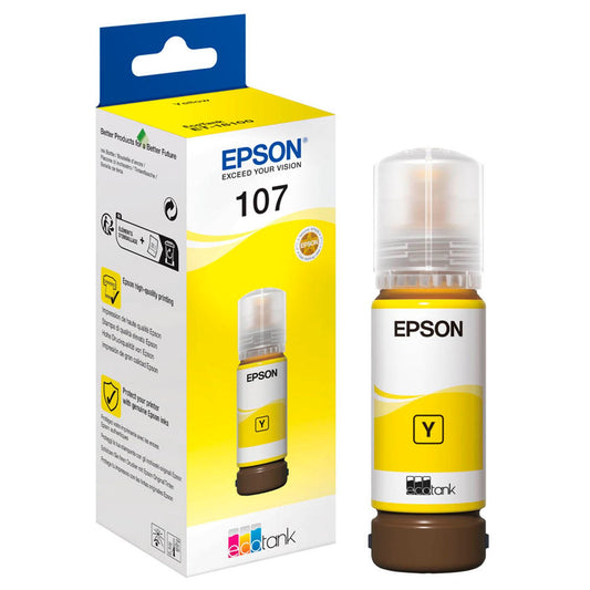 EPSON 107/T09B4 gelb Tintenflasche | C13T09B440