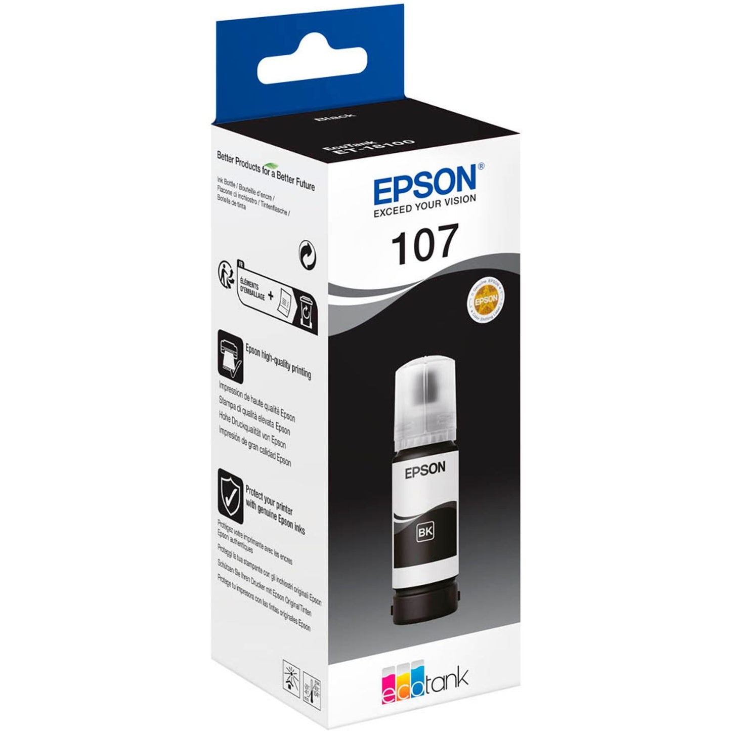 EPSON 107/T09B1 schwarz Tintenflasche | C13T09B140