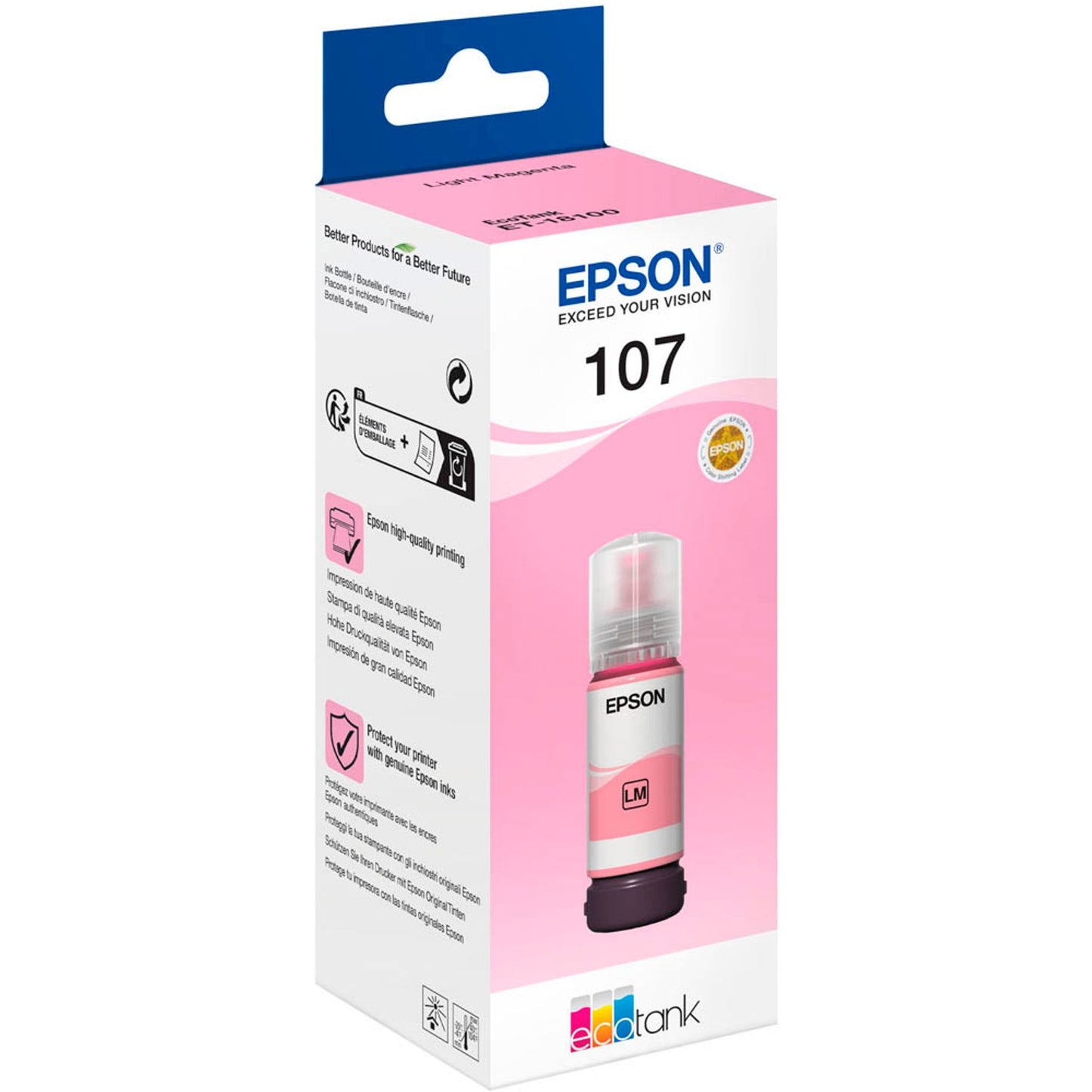 EPSON 107/T09B6 light magenta Tintenflasche | C13T09B640