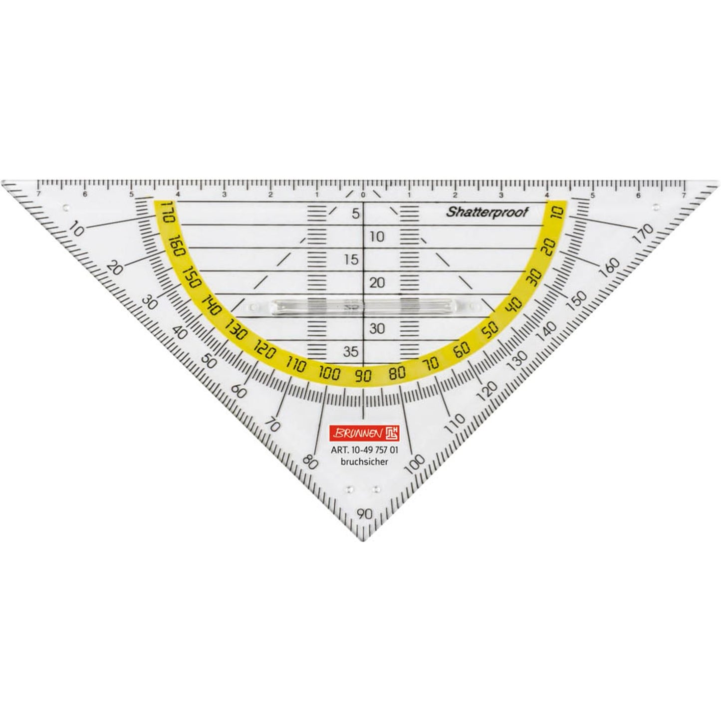 BRUNNEN Geometrie-Dreieck 16 cm mit Griff 16,0 cm | 104975701