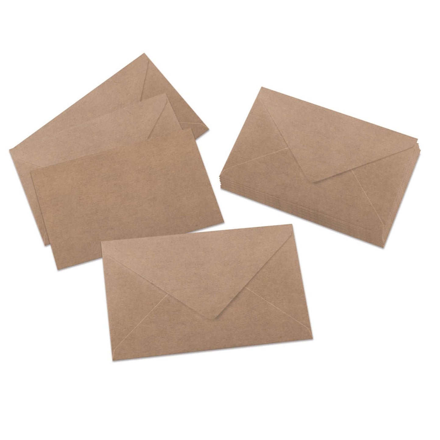 SIGEL Briefumschläge aus braunem Kraftpapier DIN C6 ohne Fenster | DU700 | 1 Pack = 24 St.
