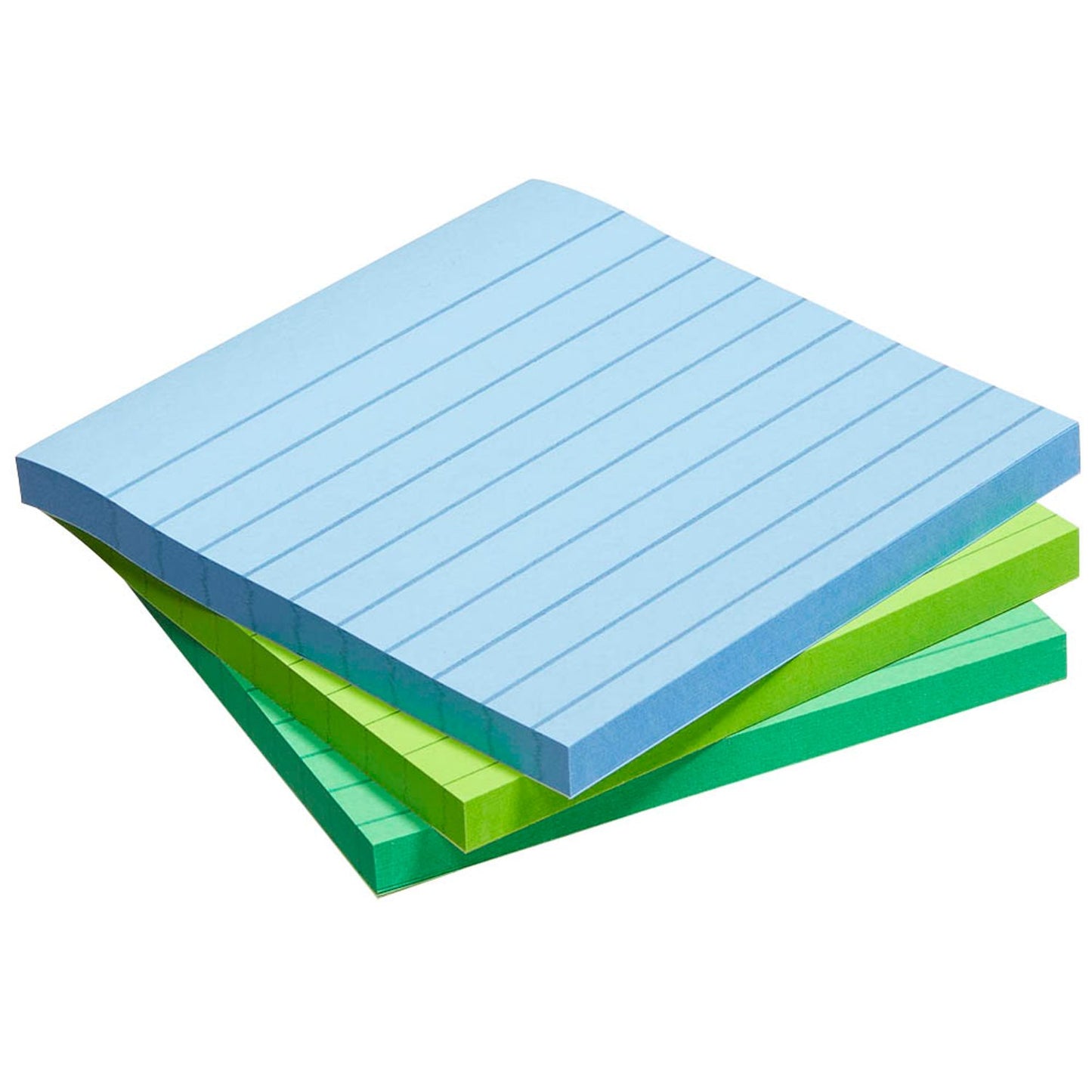 Post-it® Super Sticky Oasis Haftnotizen extrastark farbsortiert, 3 Blöcke | 7100259444 | 1 Pack = 3 Blöcke