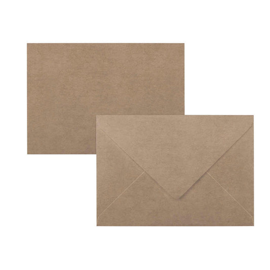SIGEL Briefumschläge aus braunem Kraftpapier DIN C6 ohne Fenster | DU700 | 1 Pack = 24 St.