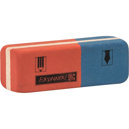 BRUNNEN Radiergummi rot/blau | 1029986
