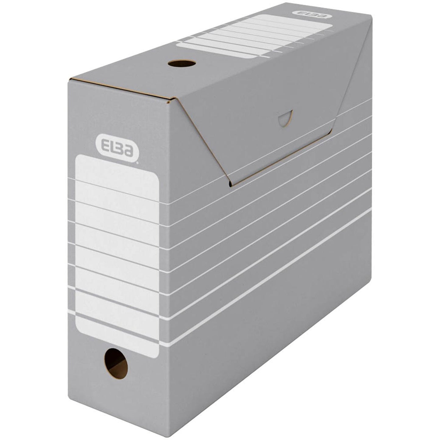 ELBA Archivboxen Tric grau/weiß 11,0 x 34,0 x 27,0 cm | 100333274 | 1 Pack = 10 St.