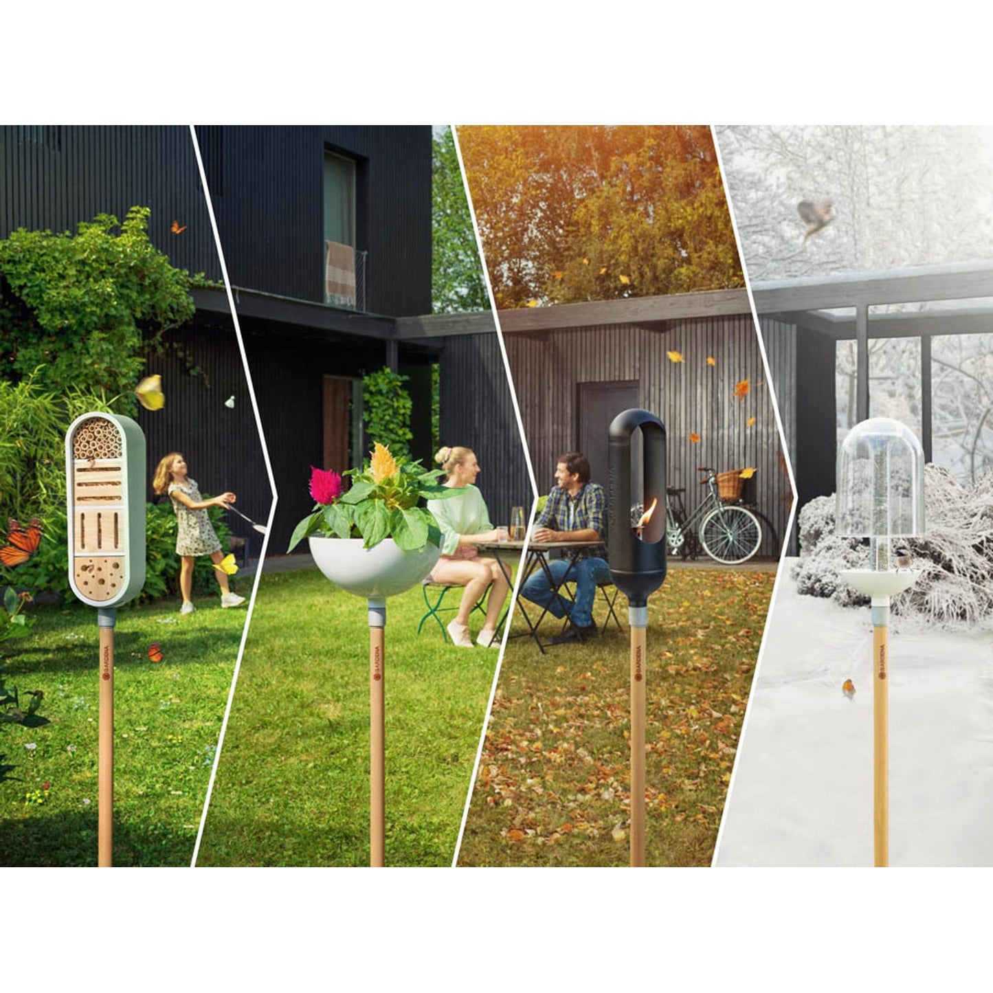 GARDENA Holz Besenstiel Click-Up System | 11300-20