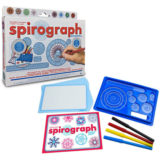 BOTI Malschablonen-Set Spirograph Starterkit farbsortiert | 34342