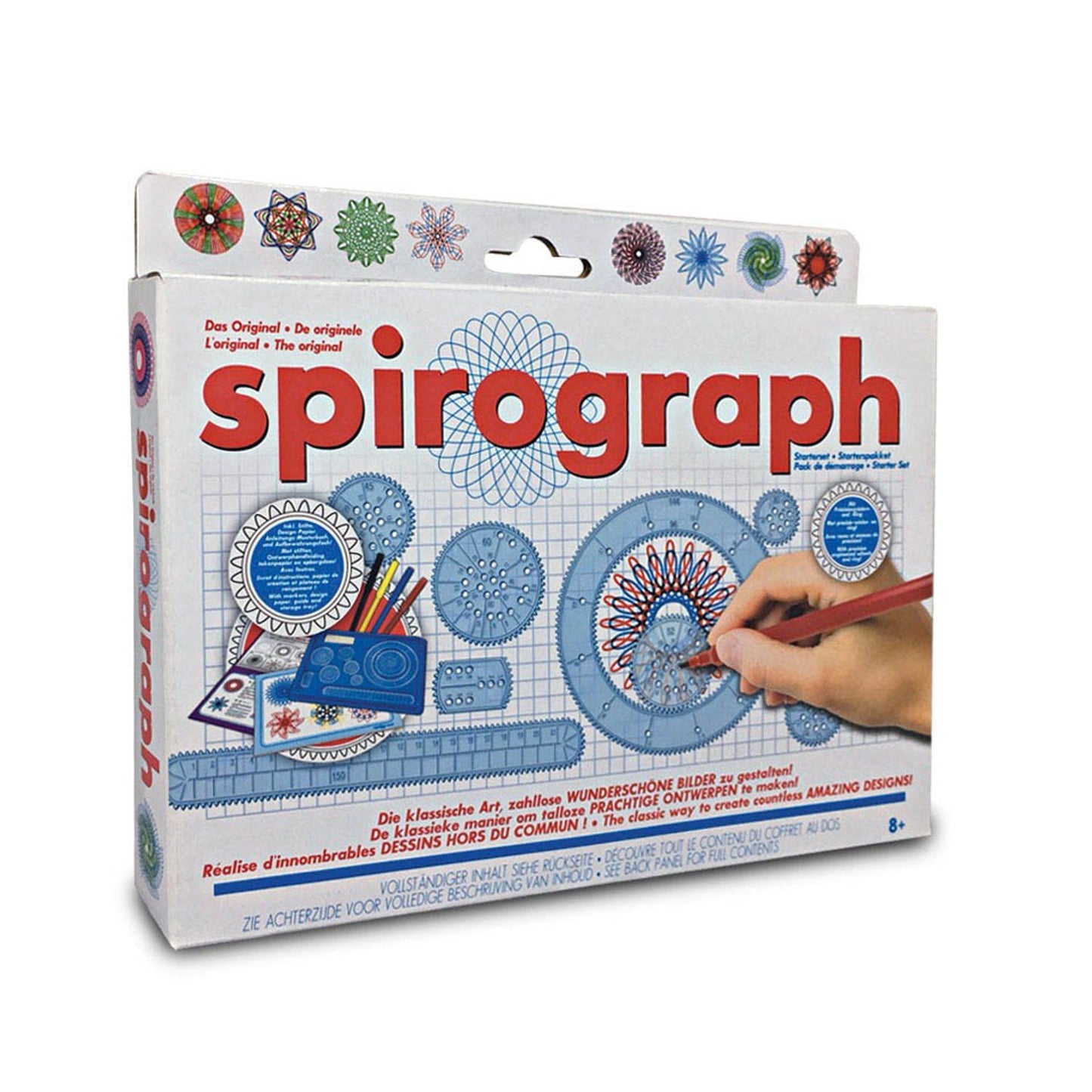 BOTI Malschablonen-Set Spirograph Starterkit farbsortiert | 34342