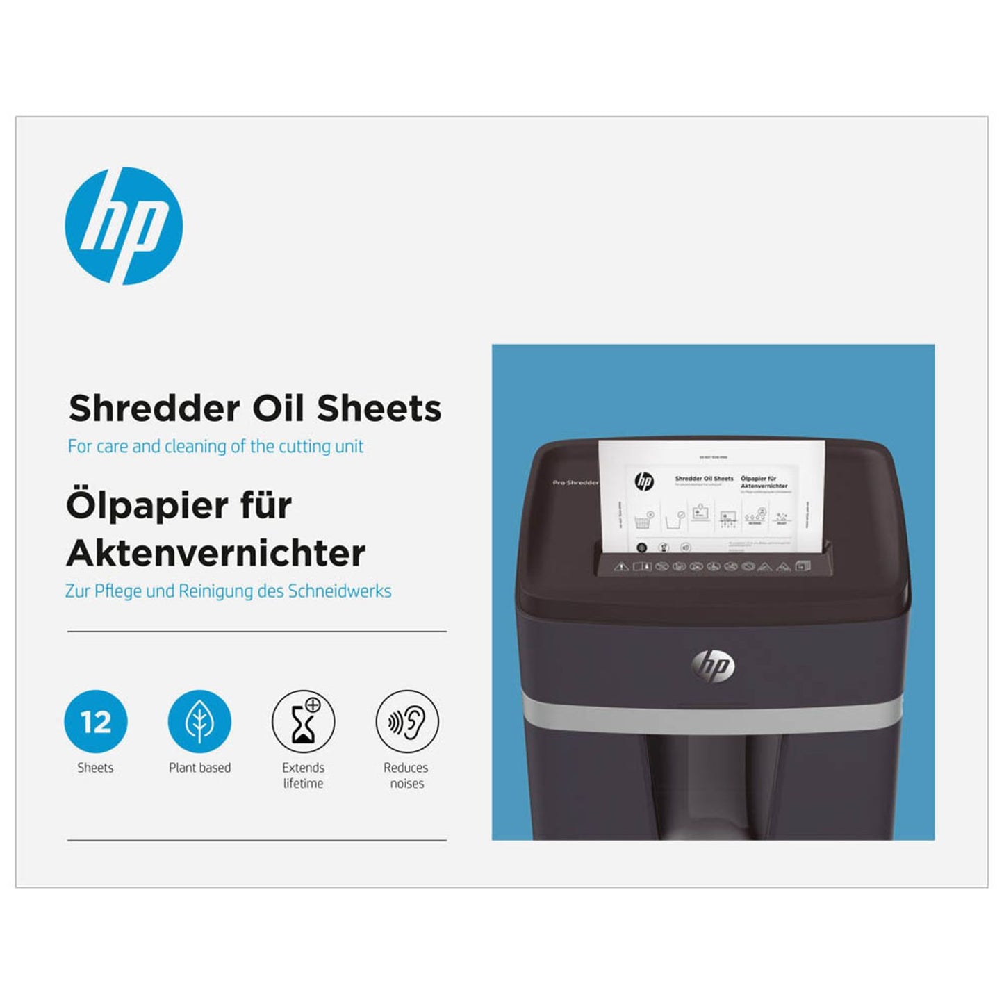 HP Aktenvernichter-Ölblätter | 9133 | 1 Pack = 12 St.