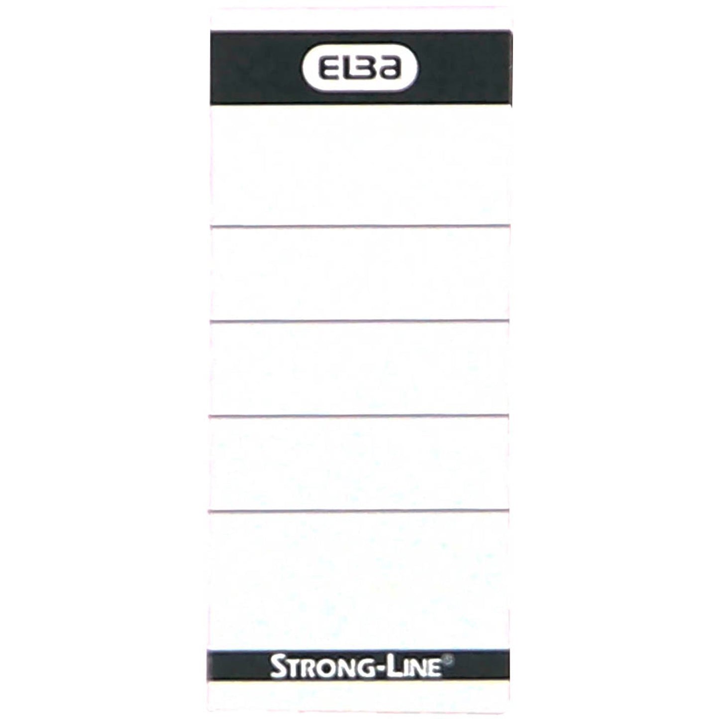 ELBA Einsteck-Rückenschilder weiß für 8,0 cm Rückenbreite | 400087754 | 1 Pack = 10 St.