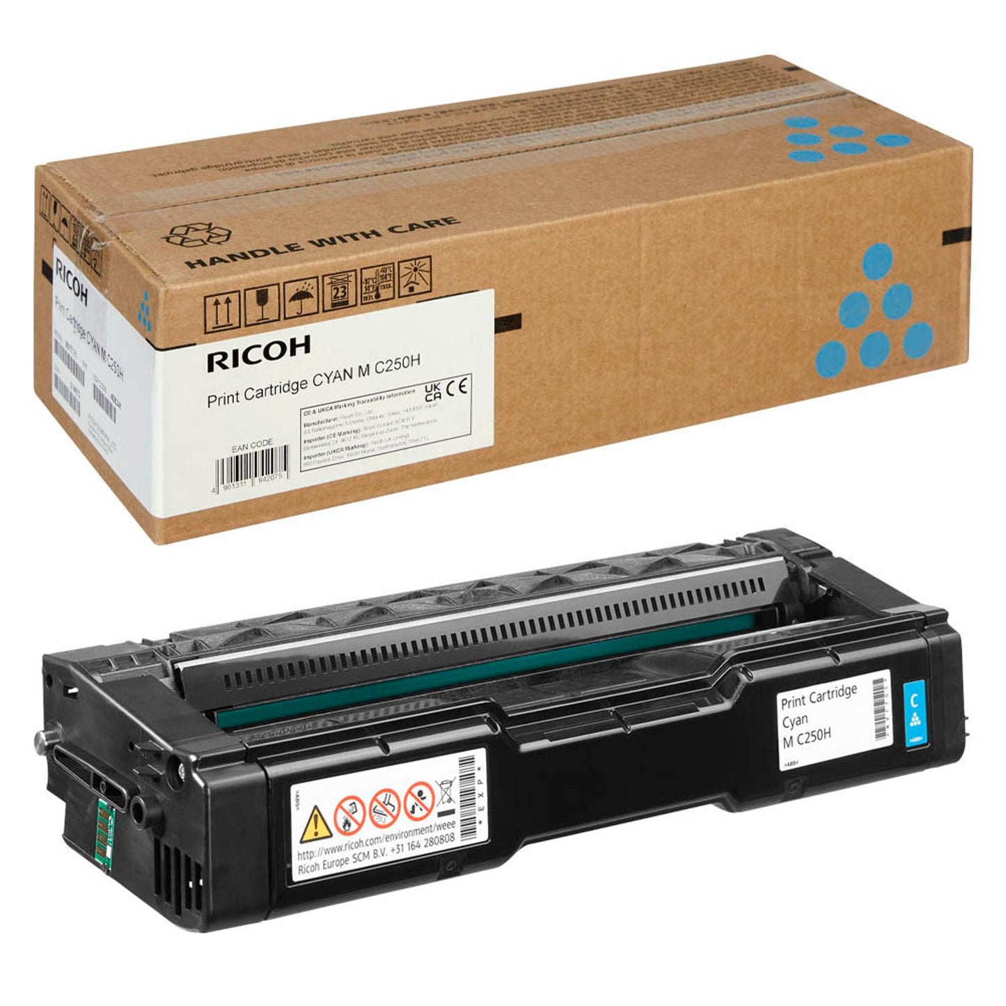 RICOH M C250H cyan Toner | 408341