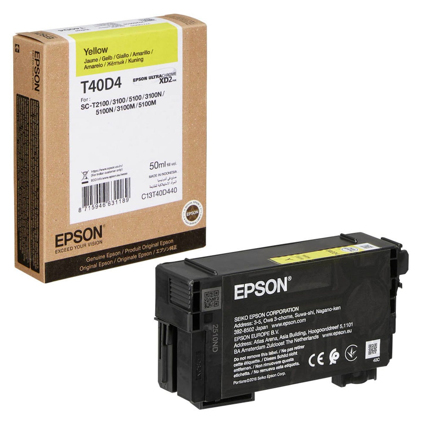 EPSON T40D440 Y gelb Druckerpatrone | C13T40D440