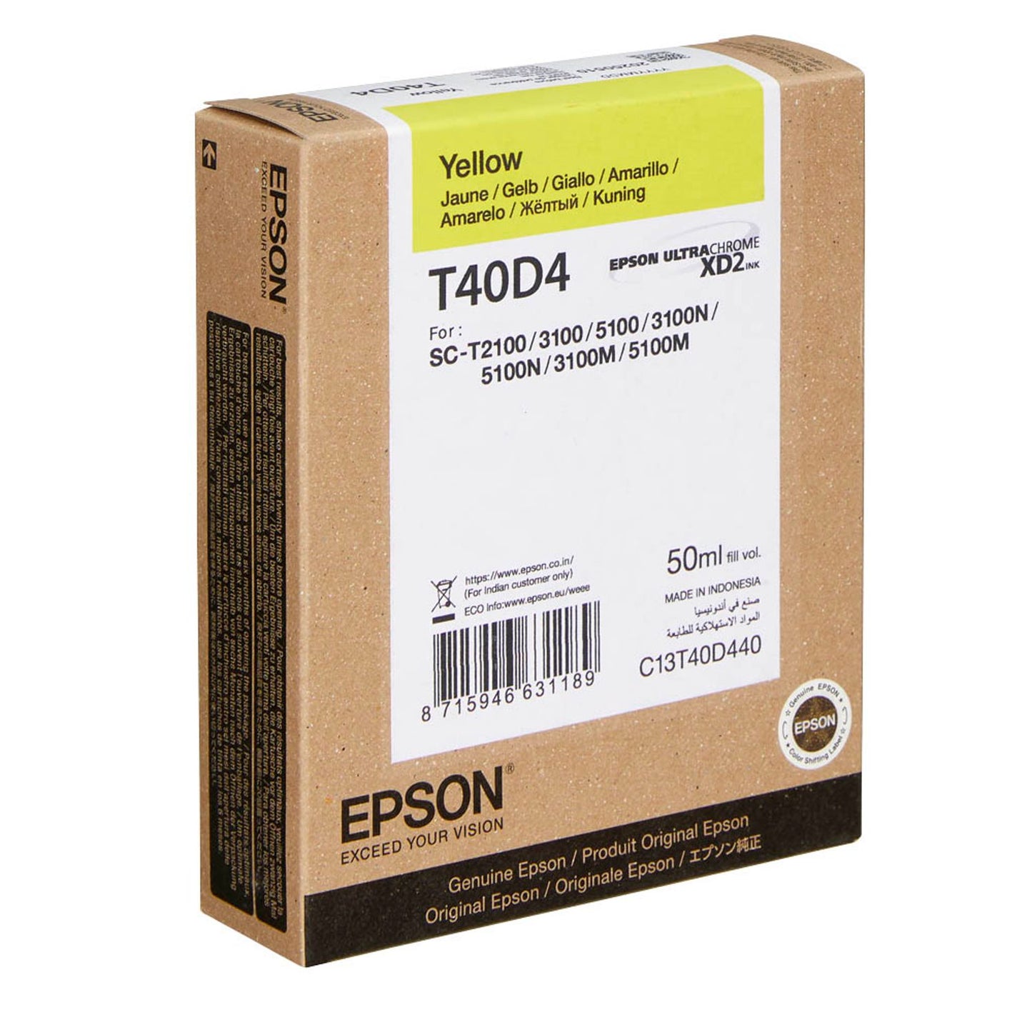 EPSON T40D440 Y gelb Druckerpatrone | C13T40D440