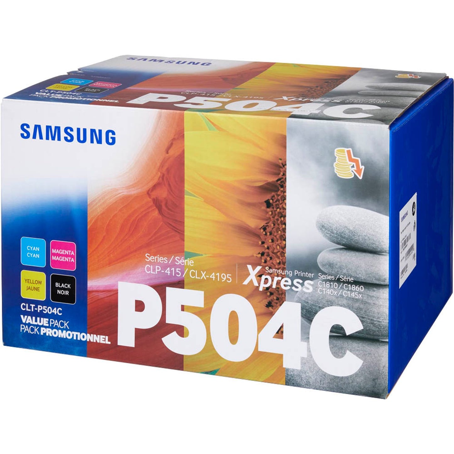 HP CLT-P504C () schwarz, cyan, magenta, gelb Toner, 4er-Set | SU400A | 1 Pack = 4 St.