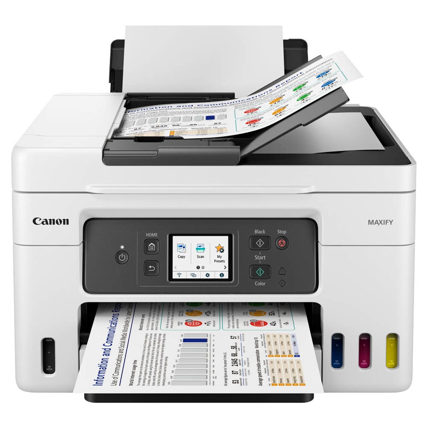 Canon MAXIFY GX4050 4 in 1 Tintenstrahl-Multifunktionsdrucker grau | 5779C006