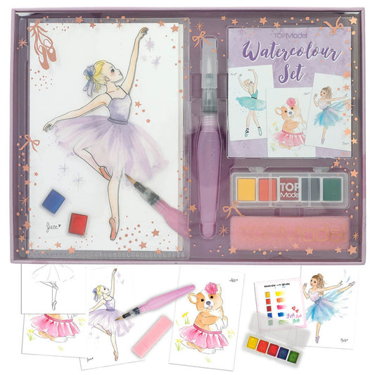 DEPESCHE TOPModel Ballet Wassermalset 5 Farben | 12248