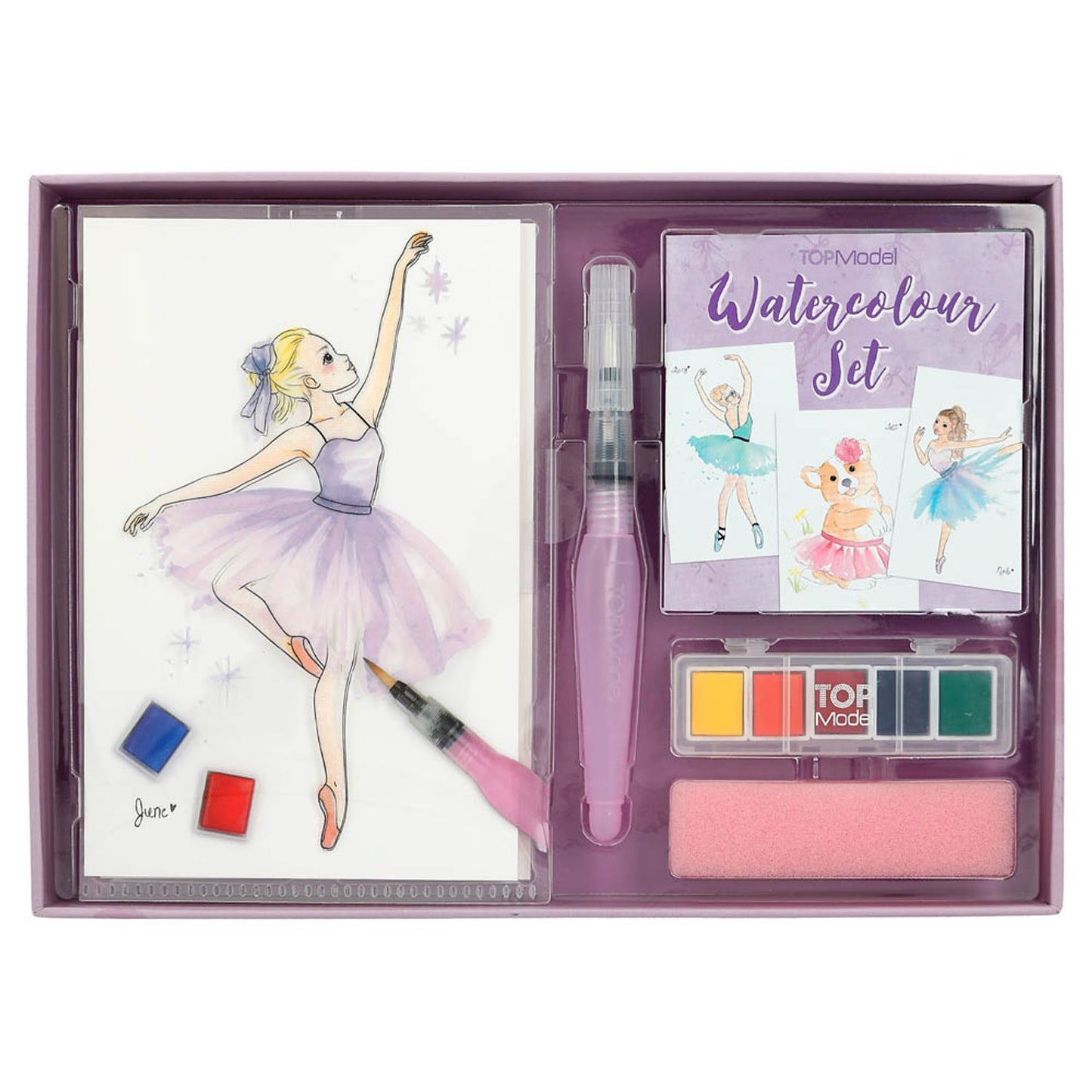 DEPESCHE TOPModel Ballet Wassermalset 5 Farben | 12248