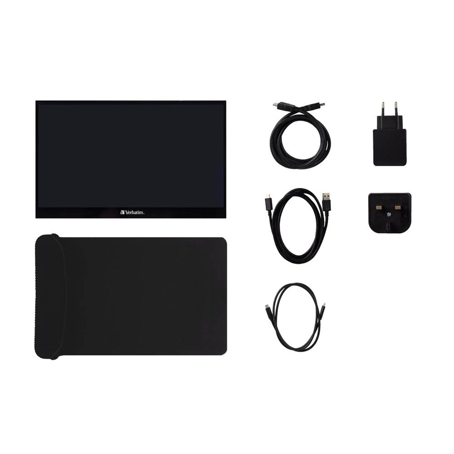 verbatim Portable PMT-17 Monitor 44,0 cm (17,0 Zoll) schwarz | 49593