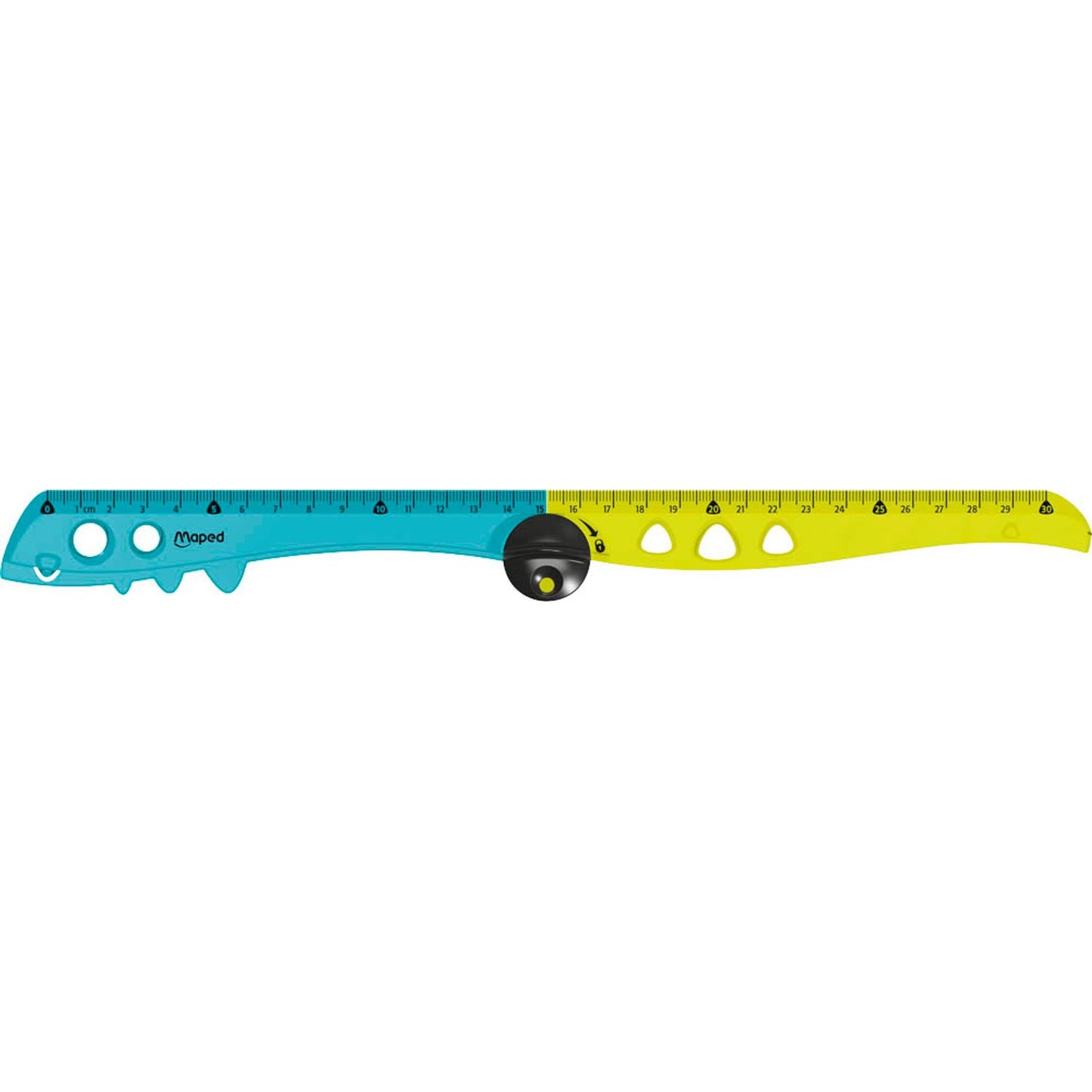 maped Lineal Croc Croc 15,0 / 30,0 cm, grün-türkis | 282030