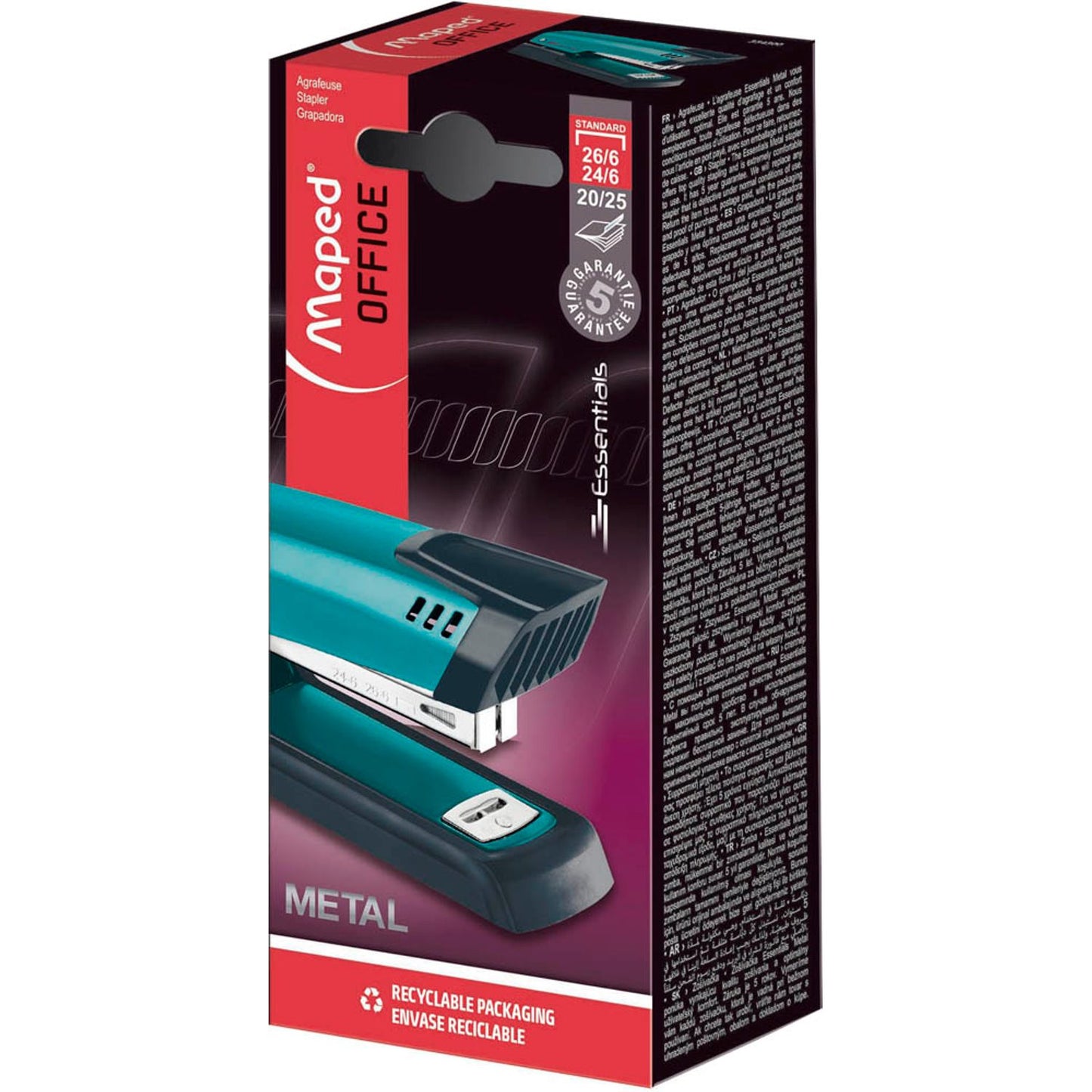 maped Heftgerät Essentials Deco türkis | 354300