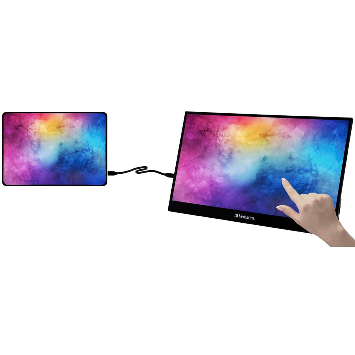 verbatim Portable PMT-17 Monitor 44,0 cm (17,0 Zoll) schwarz | 49593