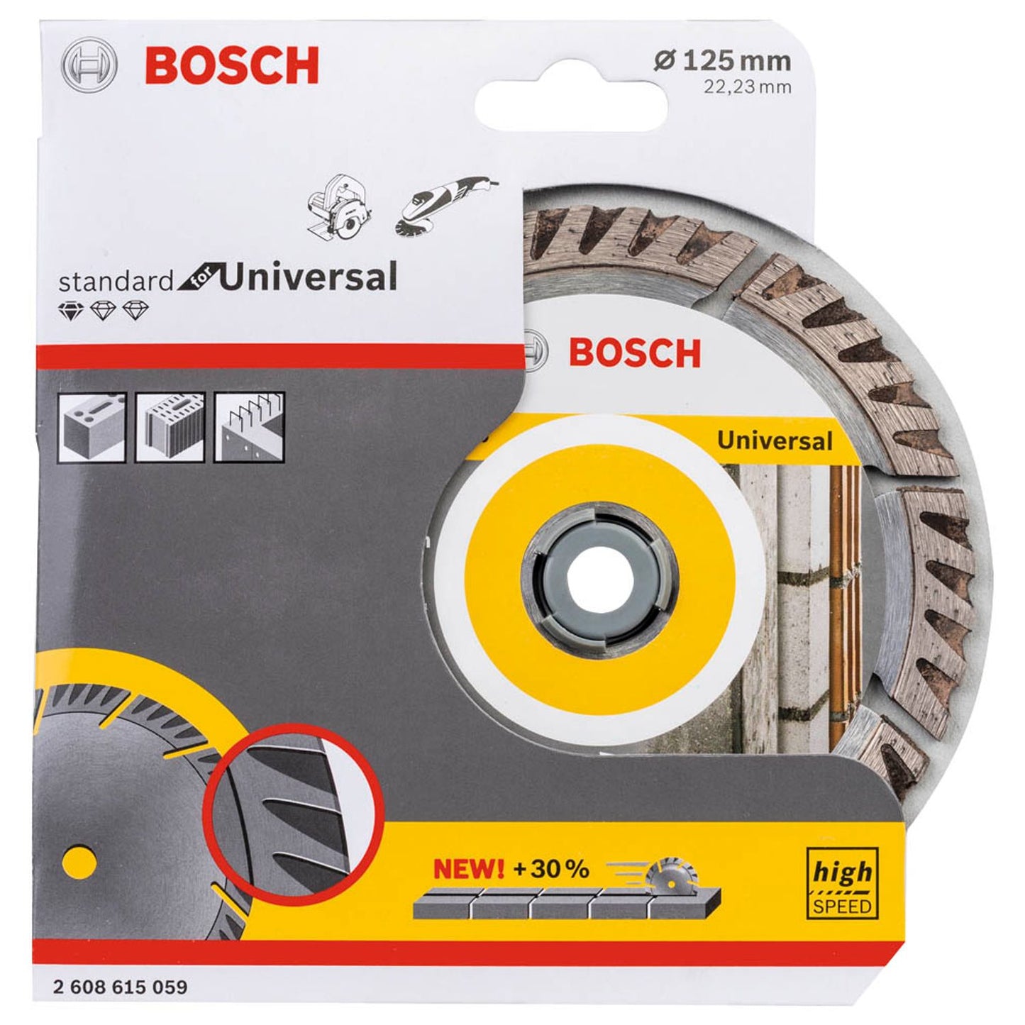 BOSCH Diamant-Trennscheibe Standard for Universal | 2608615059