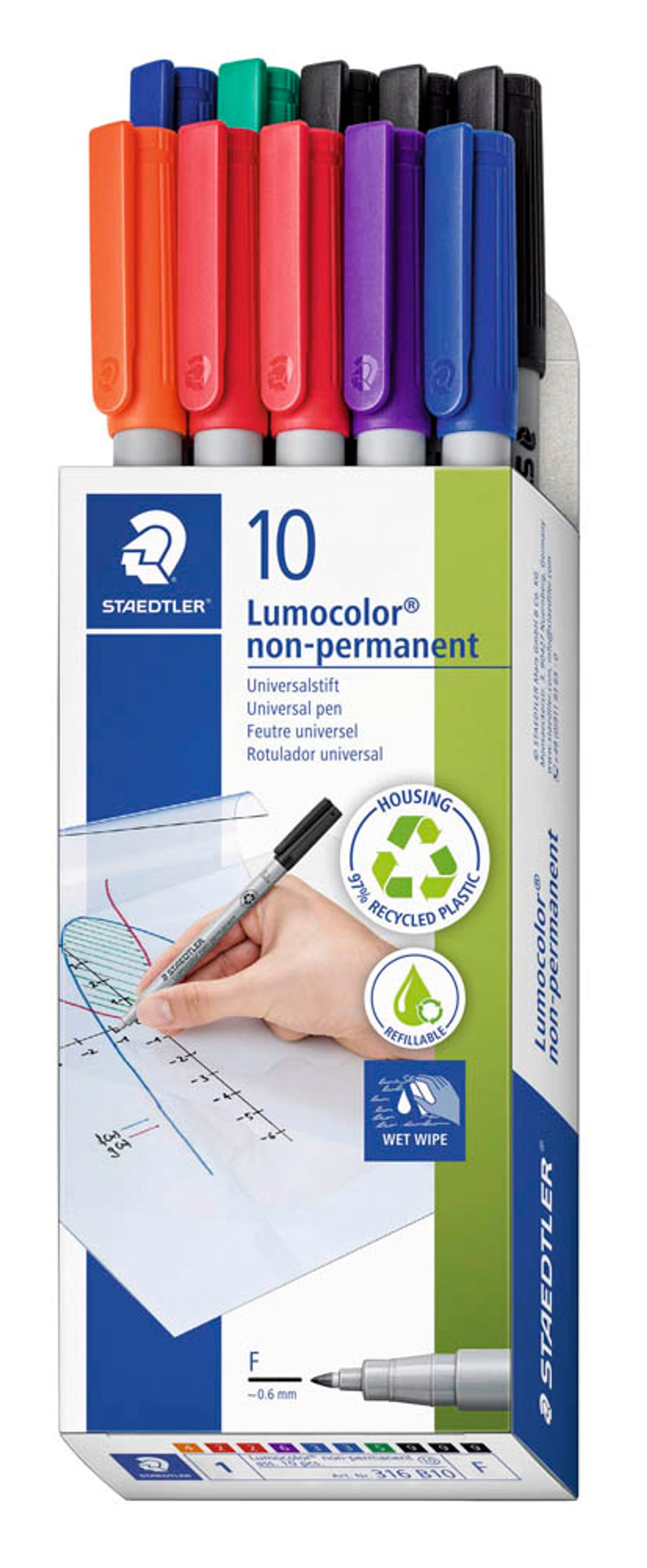 STAEDTLER Lumocolor Folienstifte non-permanent