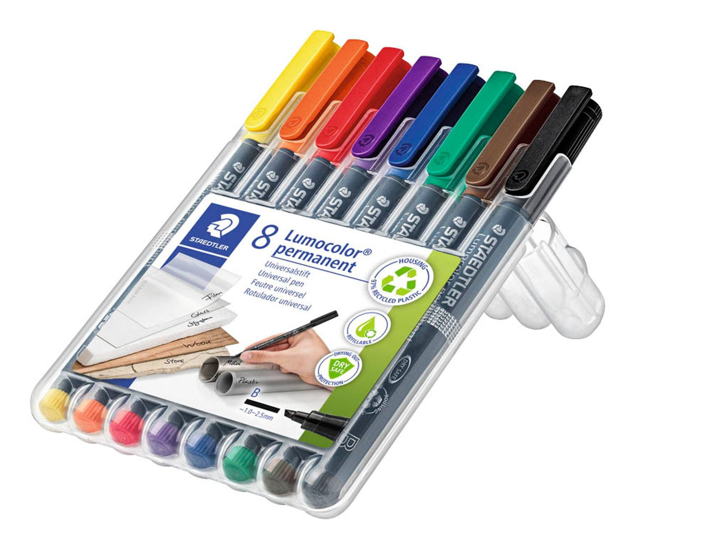 STAEDTLER Lumocolor® Folienstifte-Set farbsortiert permanent