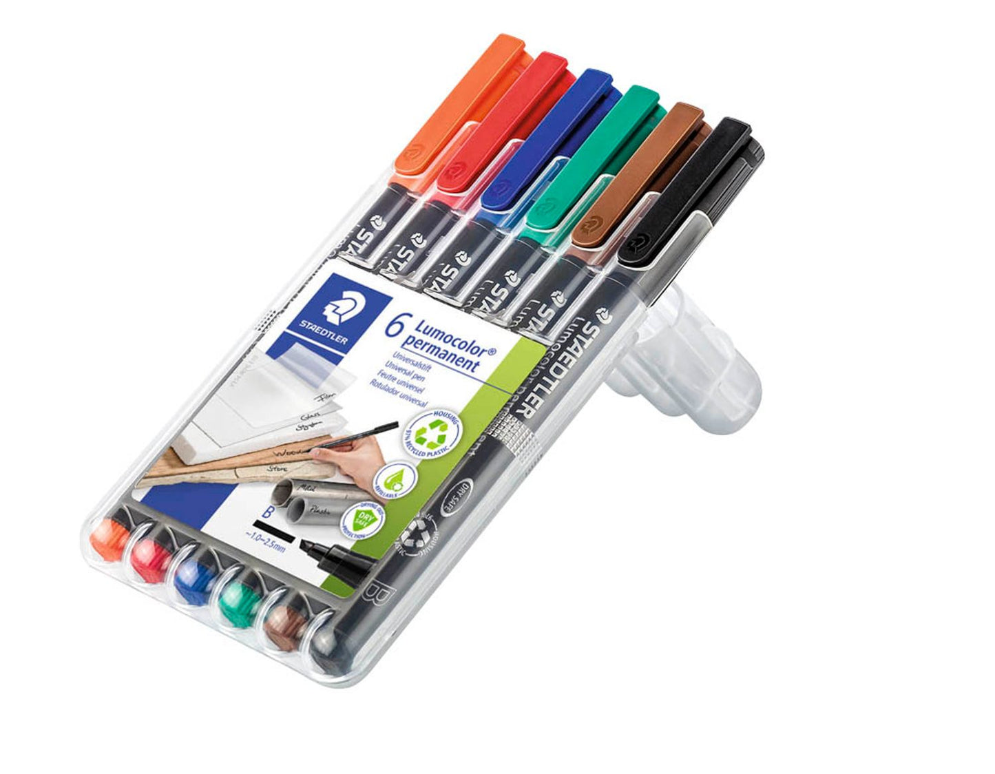 STAEDTLER Lumocolor® Folienstifte-Set farbsortiert permanent