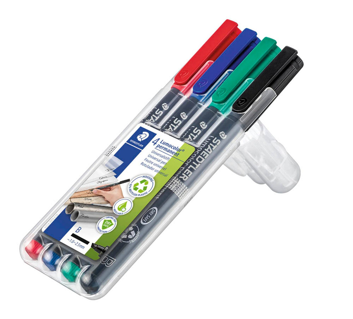 STAEDTLER Lumocolor® Folienstifte-Set farbsortiert permanent
