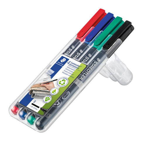 STAEDTLER Lumocolor® Folienstifte-Set farbsortiert permanent