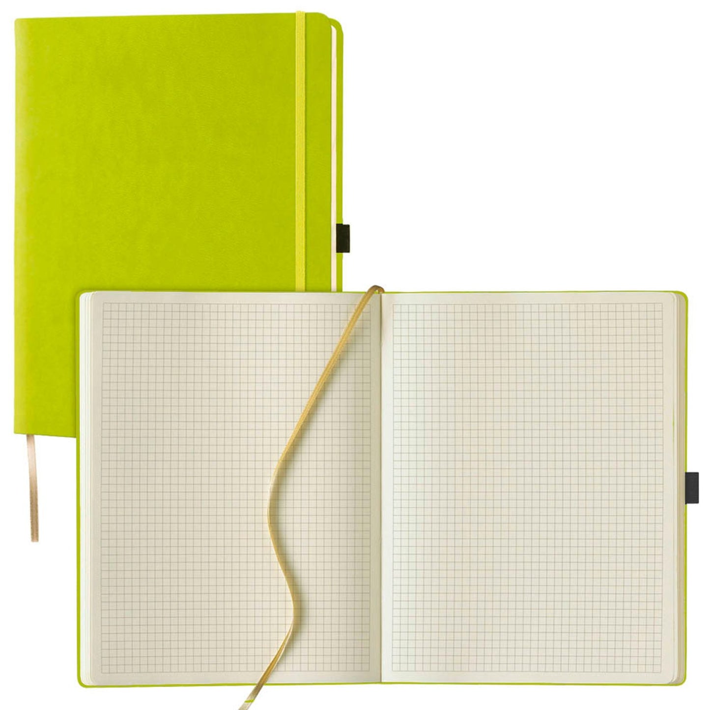 Lediberg Notizbuch Tucson ca. DIN A4 kariert, Hardcover 240 Seiten