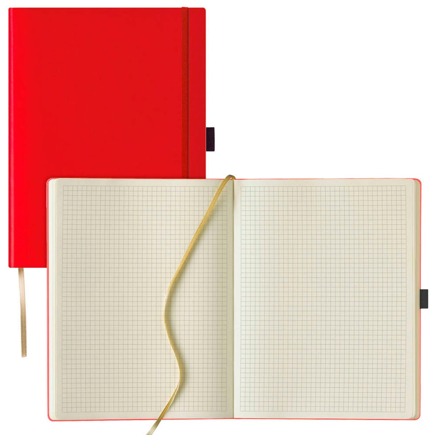 Lediberg Notizbuch Tucson ca. DIN A4 kariert, Hardcover 240 Seiten