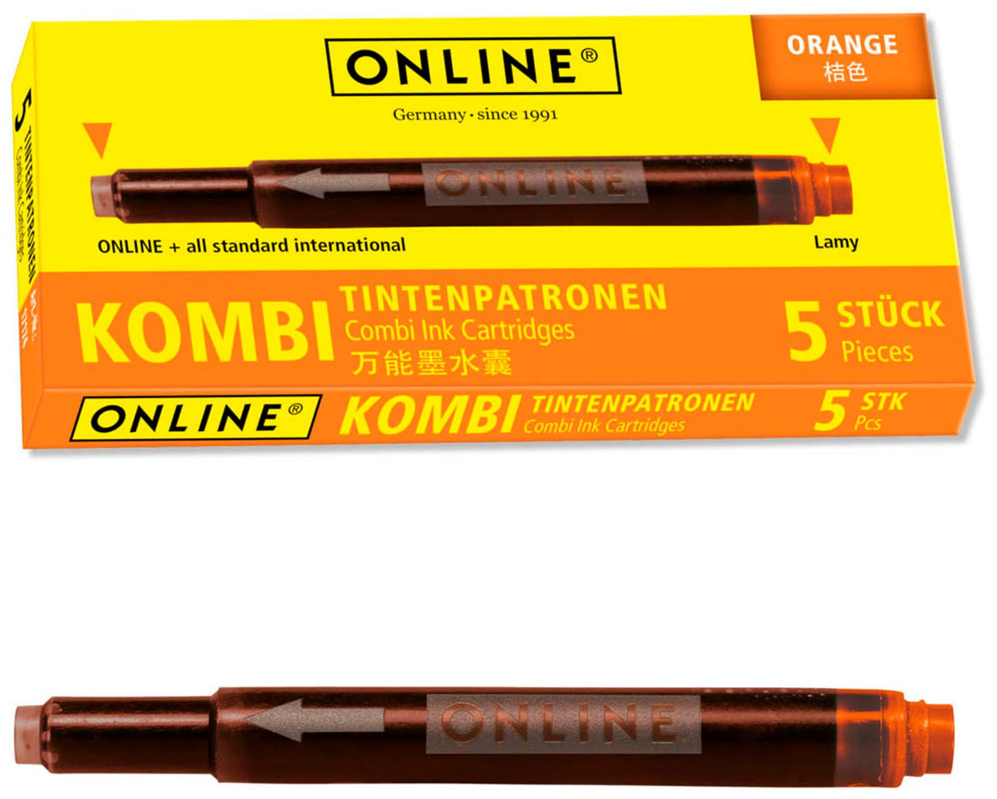 ONLINE® Tintenpatronen für Füller 5 St.