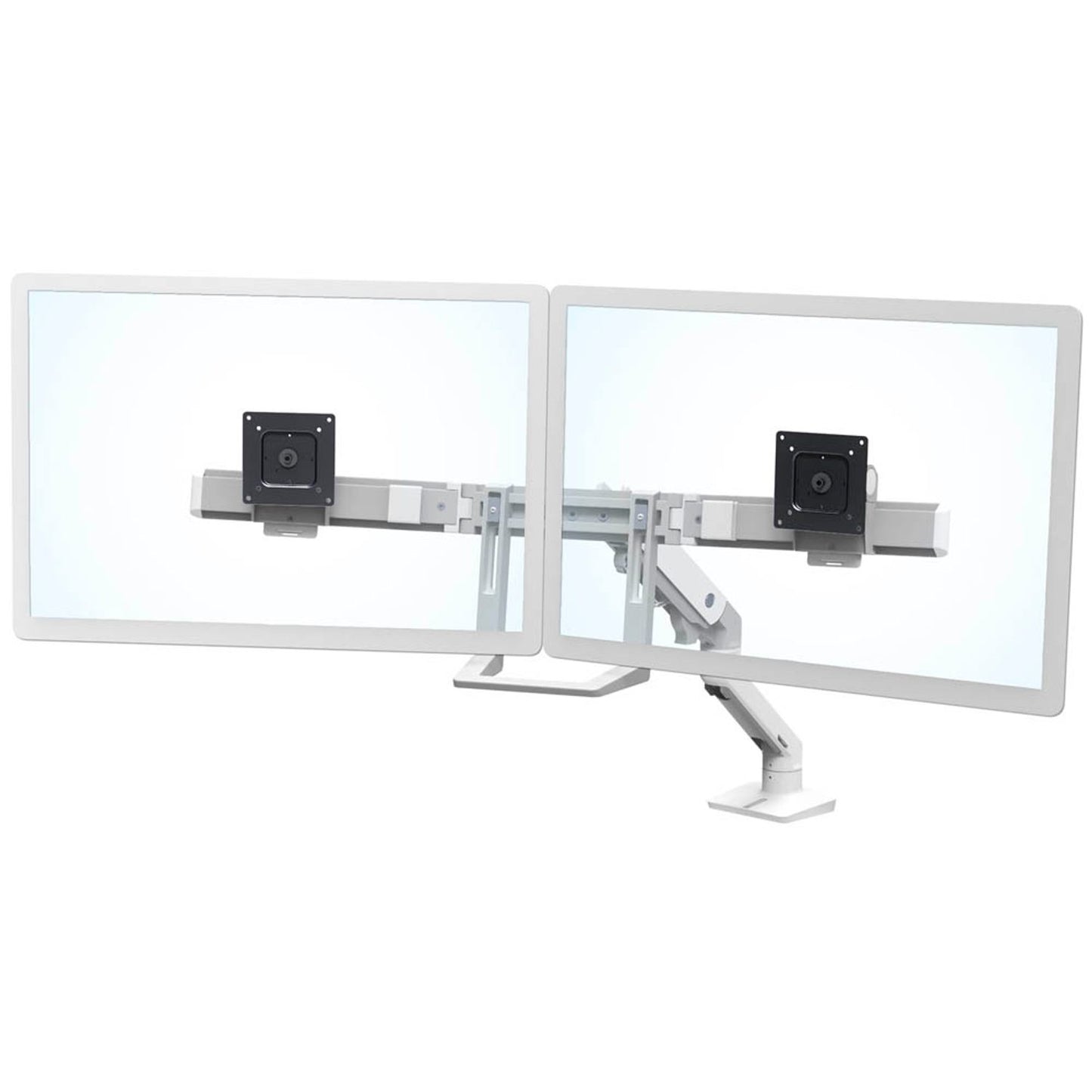 ergotron Monitor-Halterung HX Dual weiß für 2 Monitore, Tischklemme, Tischbohrung | 45-476-216