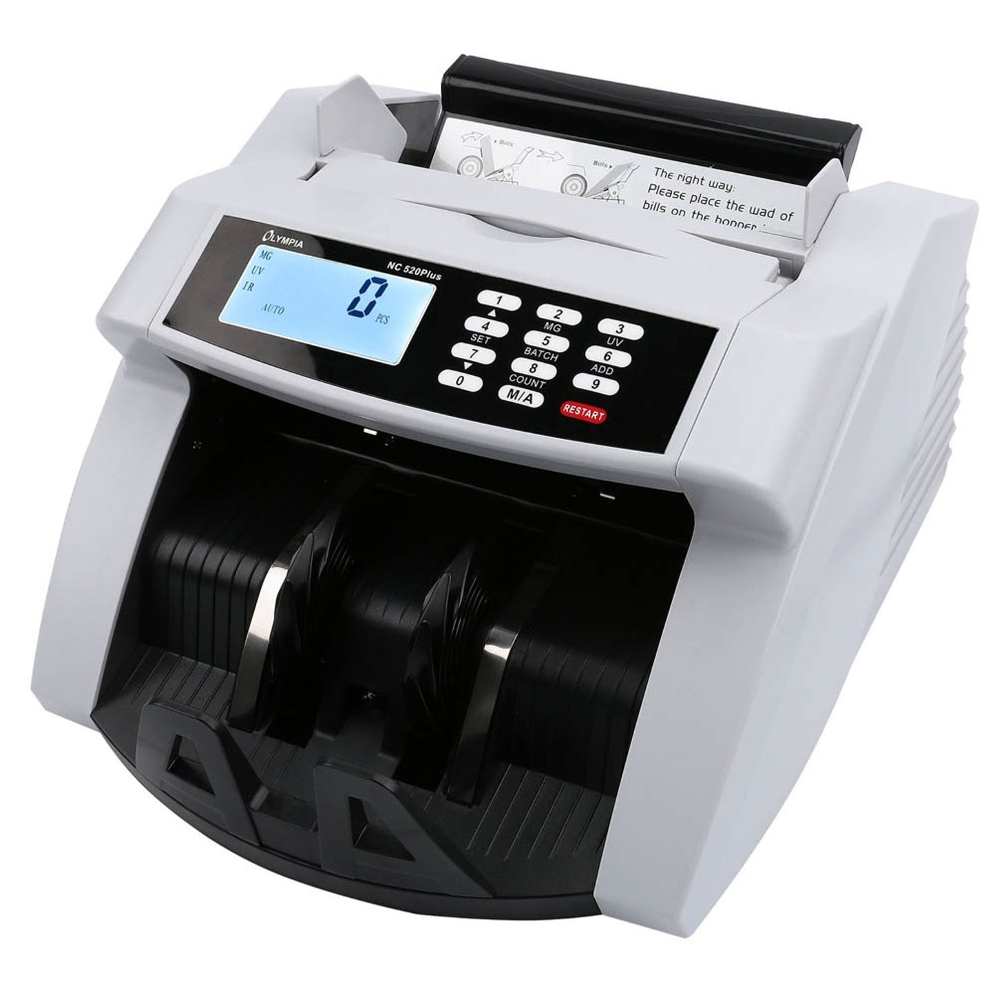 OLYMPIA Banknotenzähler NC 520 plus | 947730522