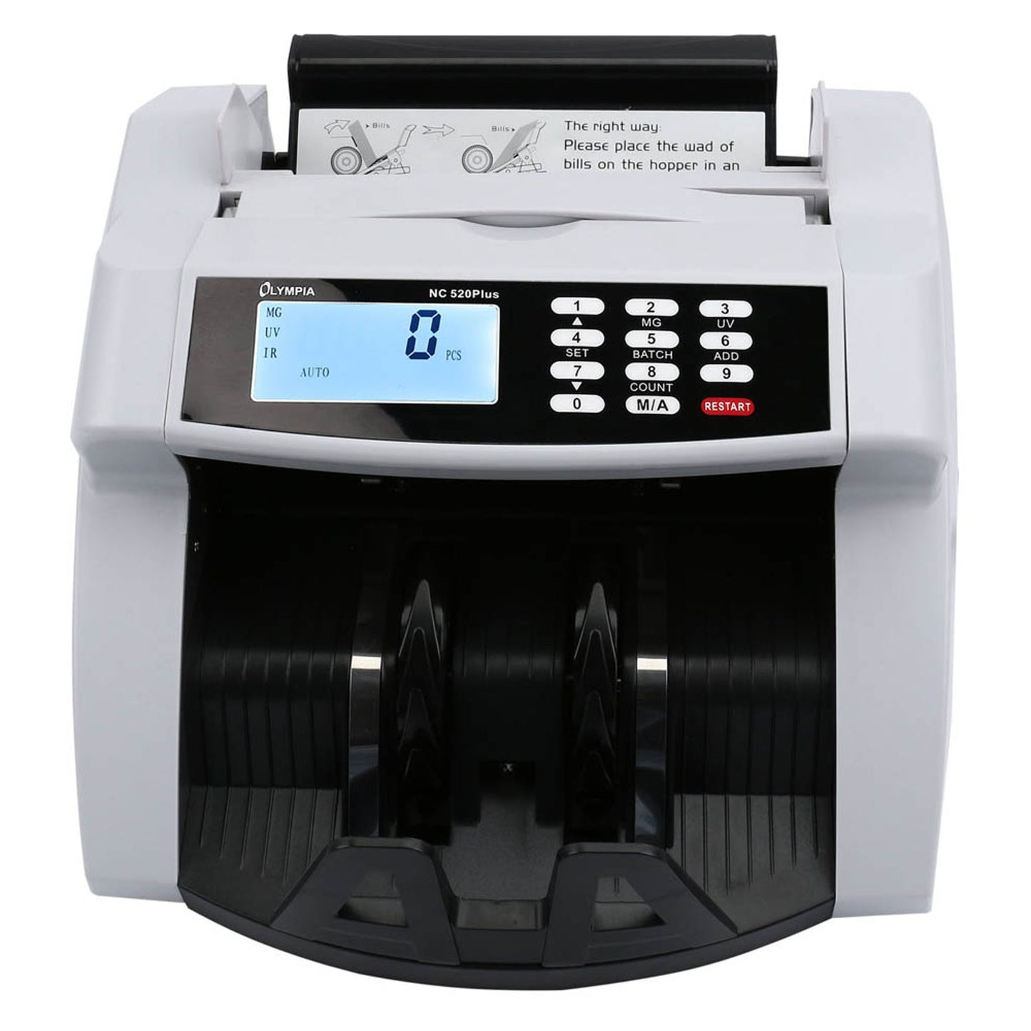 OLYMPIA Banknotenzähler NC 520 plus | 947730522