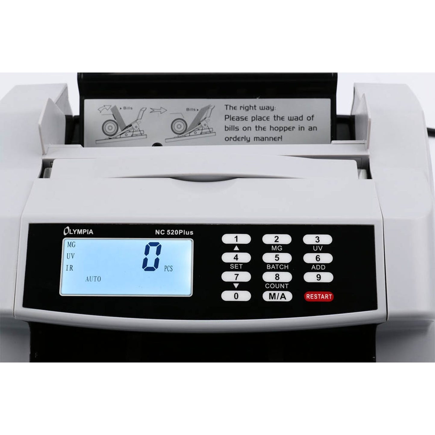 OLYMPIA Banknotenzähler NC 520 plus | 947730522