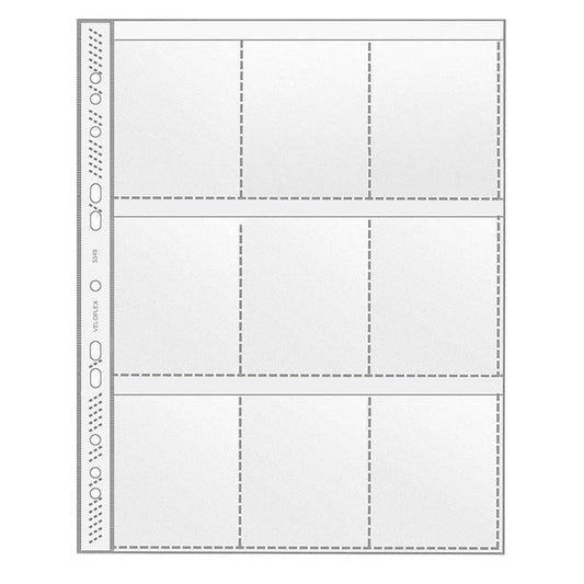 VELOFLEX Sammelkarten-Hüllen DIN A4 transparent transparent 0,14 mm | 5349010 | 1 Pack = 10 St.