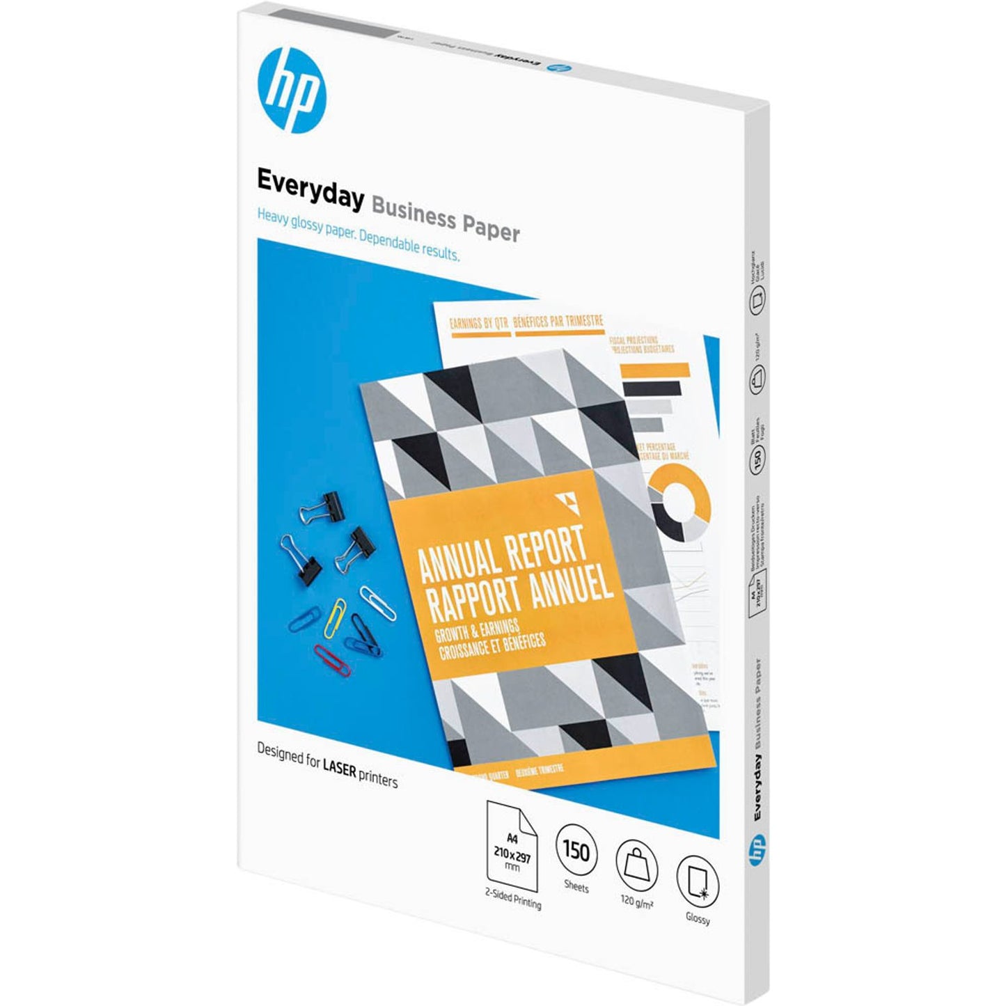 HP Fotopapier DIN A4 glänzend 120 g/qm | 7MV82A | 1 Pack = 150 Blatt