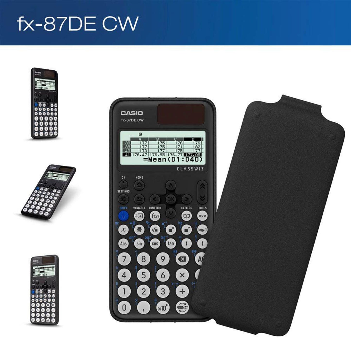 CASIO Wissenschaftlicher Taschenrechner schwarz | FX-87DE CW