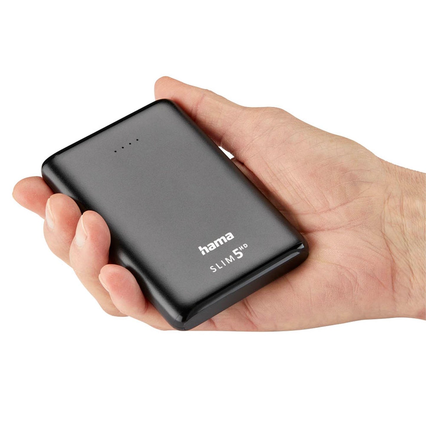 hama SLIM 5HD Powerbank 5.000 mAh schwarz | 201666