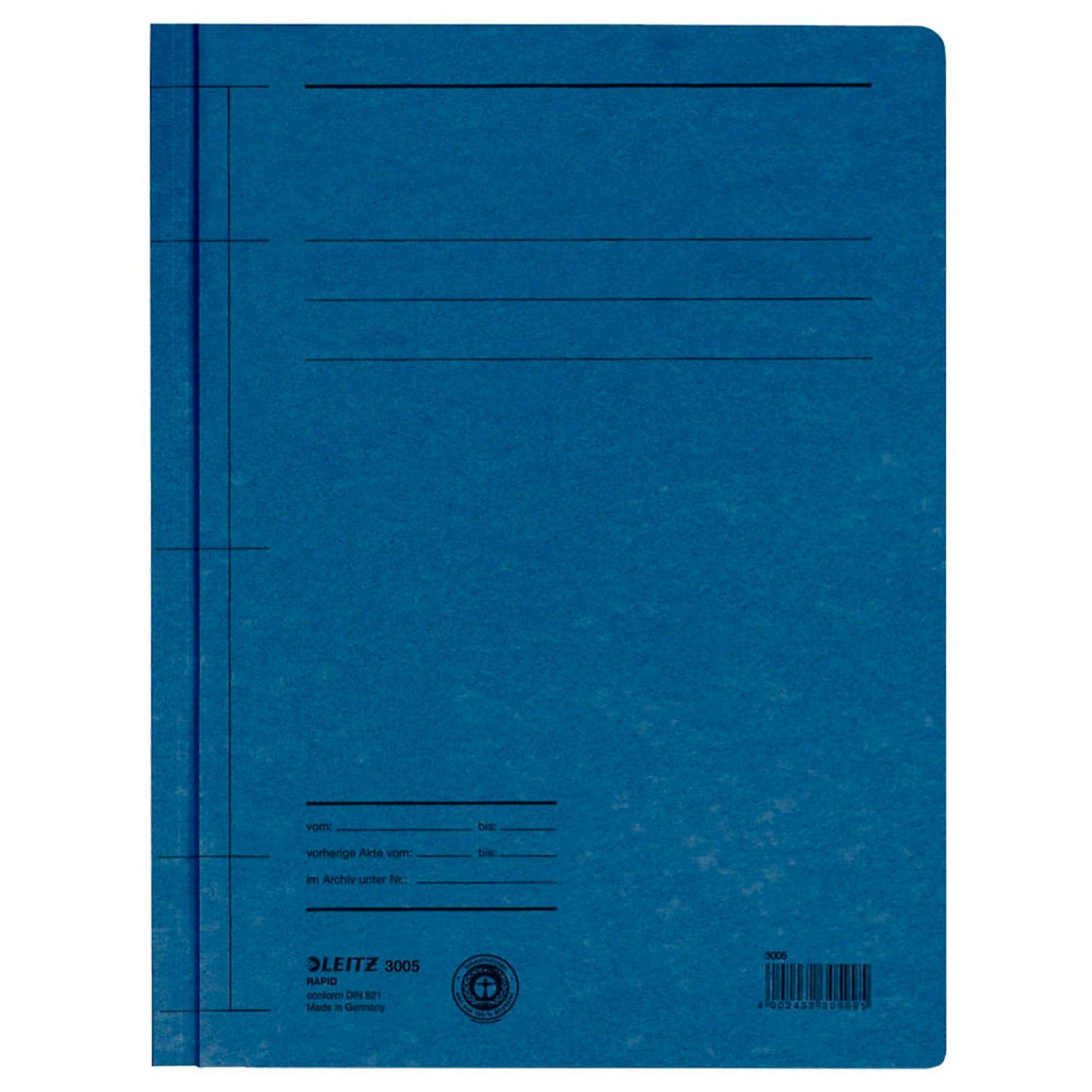 LEITZ Schnellhefter Rapid 3005 Karton blau DIN A5 | 30050035