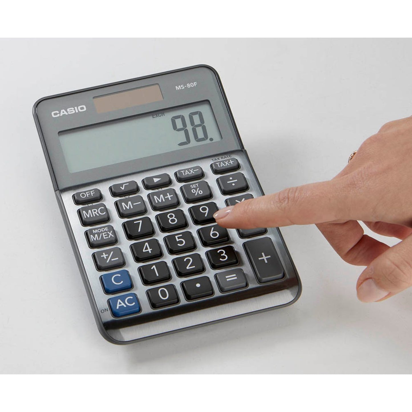 CASIO Tischrechner grau | MS-80F