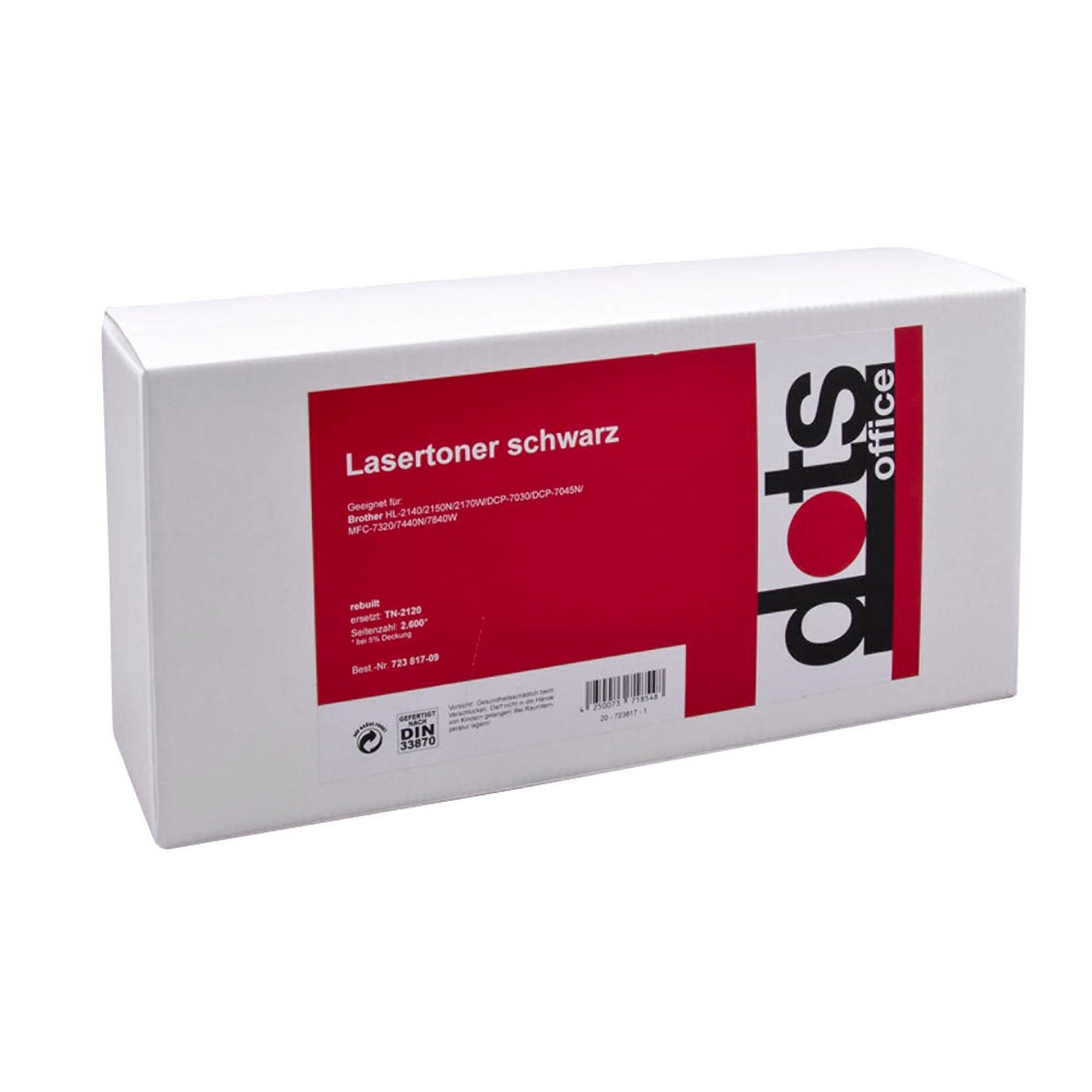 dots schwarz Toner kompatibel zu brother TN-2120 | 1253,0000-DOTS