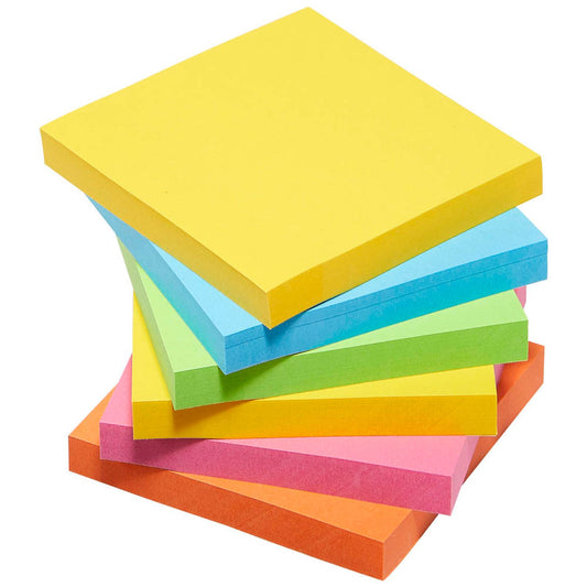 Post-it® Super Sticky Carnival Haftnotizen extrastark 6546SR farbsortiert, 6 Blöcke | 7100265522 | 1 Pack = 6 Blöcke