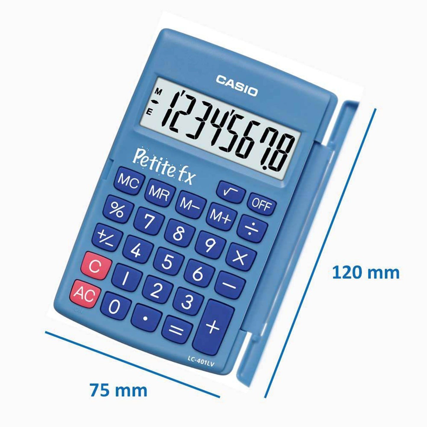 CASIO Petite FX Taschenrechner blau | LC-401LV-BU