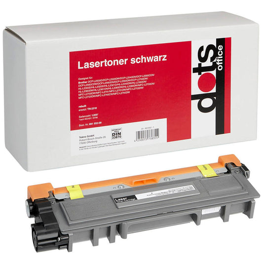 dots schwarz Toner kompatibel zu brother TN2310 | 1261,0000-DOTS